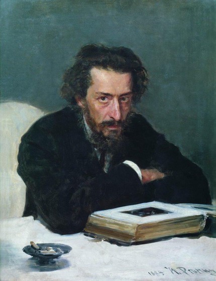 Павел Иванович Бларамберг. Портрет кисти И. Е. Репина. 1884
